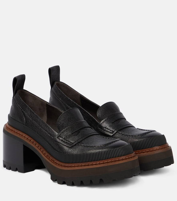 See By Chloe Mahalia leather platform loafers