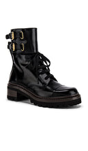 See By Chloe Mallory Biker Ankle Boot in Black