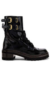 See By Chloe Mallory Biker Ankle Boot in Black - See By Chloe - Bottines motard Mallory en noir - See By Chloe Mallory 黑色机车踝靴 - See By Chloe Mallory Biker-Stiefelette in Schwarz - See By Chloe Mallory 바이커 앵클 부츠블랙 색상 - Stivaletto da motociclista See By Chloe Mallory in nero