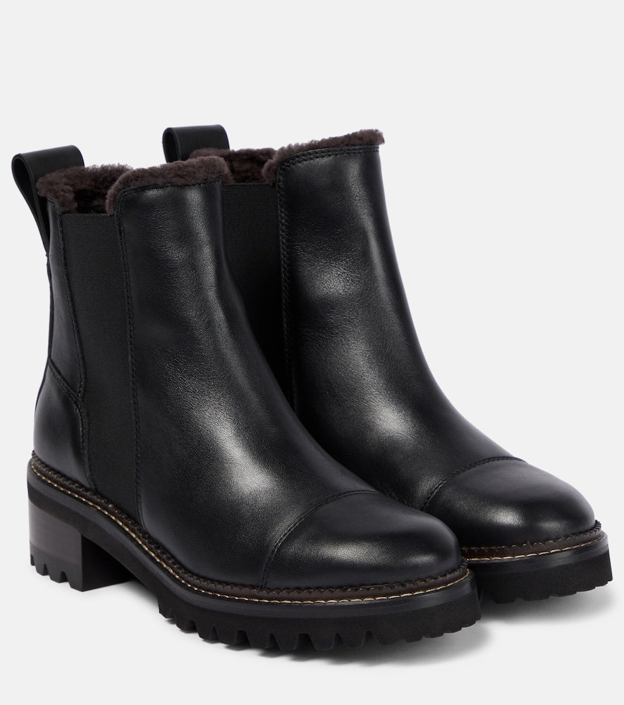 See By Chloe Mallory leather Chelsea boots - See By Chloe Mallory 皮革切尔西靴