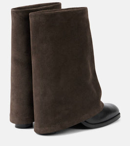 See By Chloe Melia 90 leather and suede boots