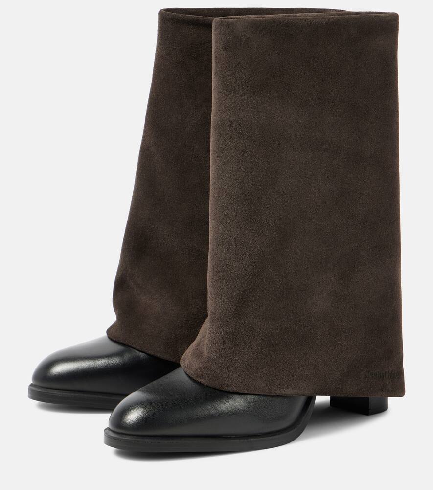 See By Chloe Melia 90 leather and suede boots