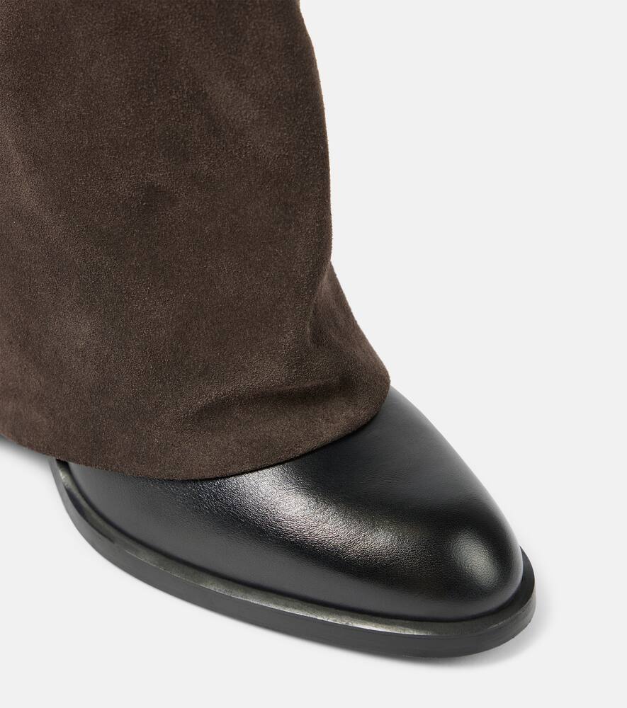See By Chloe Melia 90 leather and suede boots