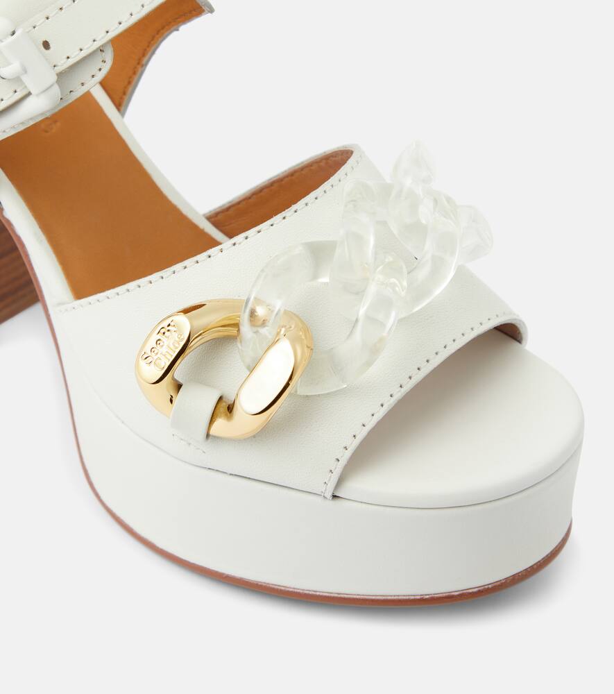 See By Chloe Monyca leather platform sandals