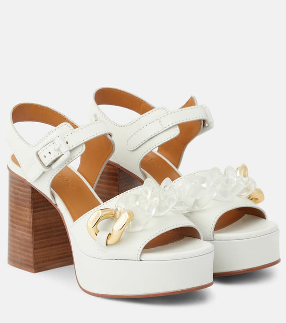 See By Chloe Monyca leather platform sandals