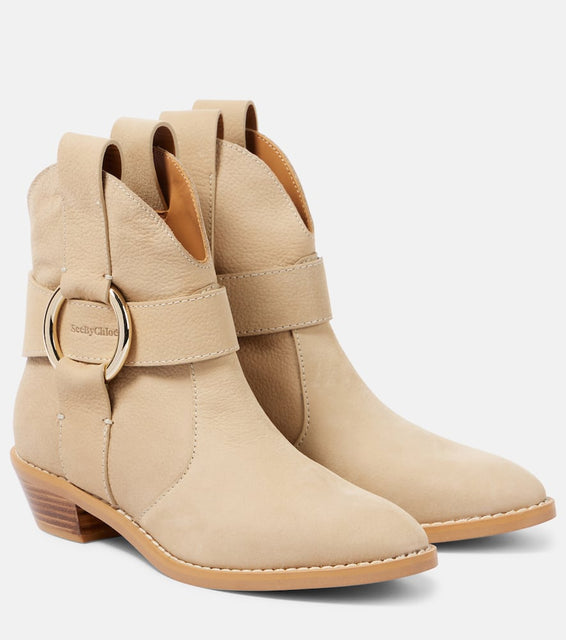 See By Chloe New Ring 40 leather ankle boots