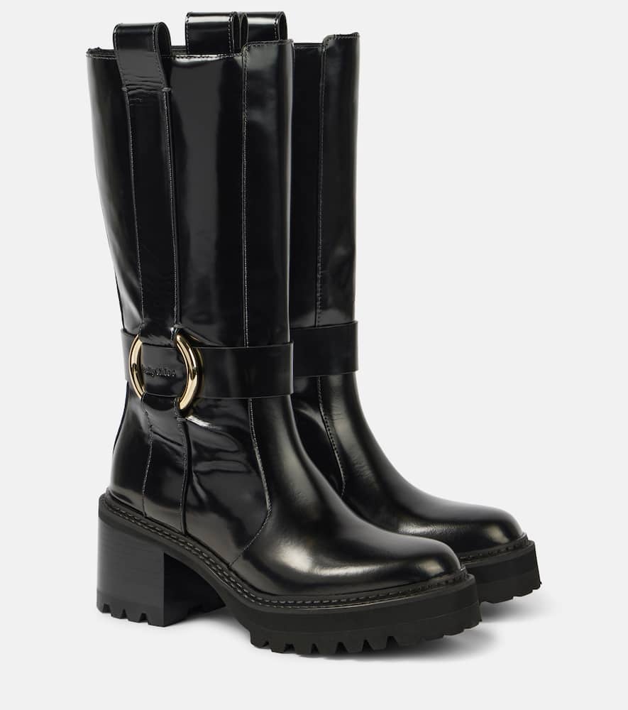 See By Chloe New Ring 60 leather knee-high boots