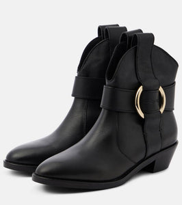 See By Chloe New Ring leather ankle boots