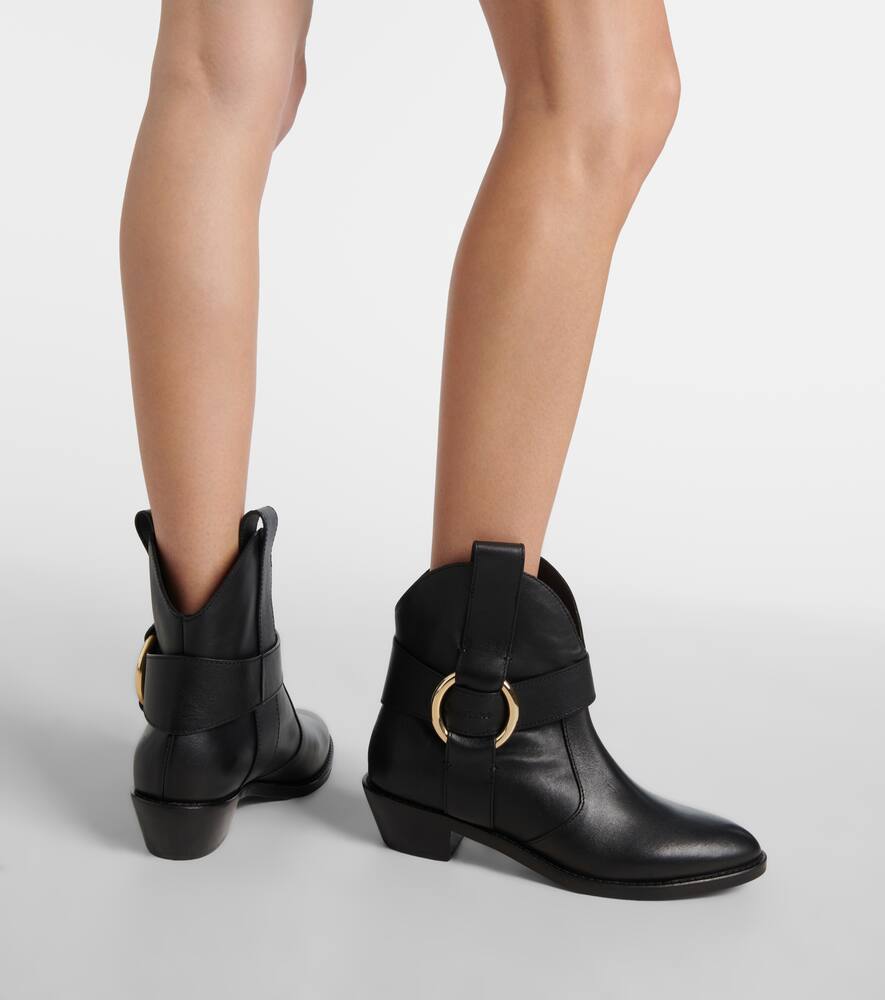 See By Chloe New Ring leather ankle boots