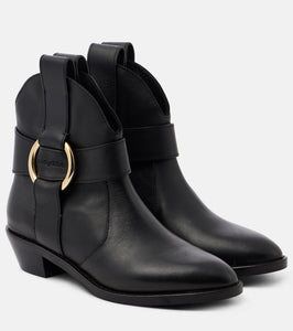 See By Chloe New Ring leather ankle boots