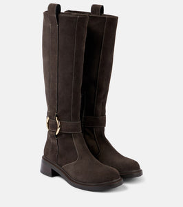 See By Chloe New Ring suede knee-high boots