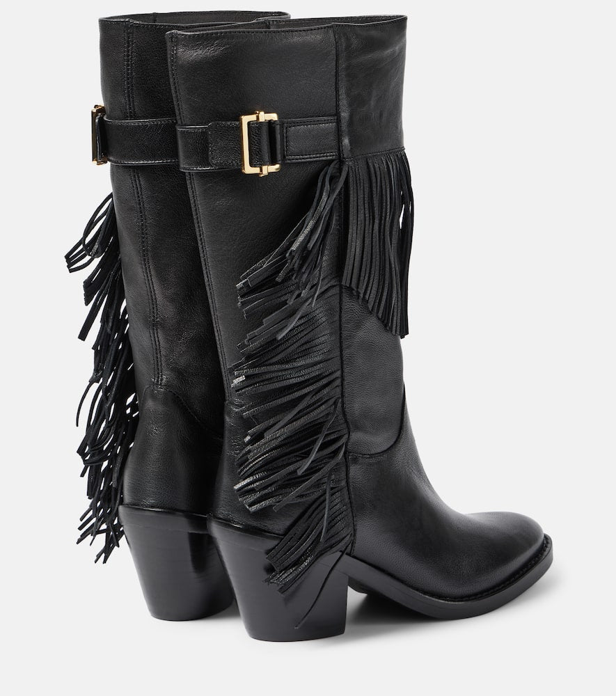 See By Chloe Santiag leather knee-high boots