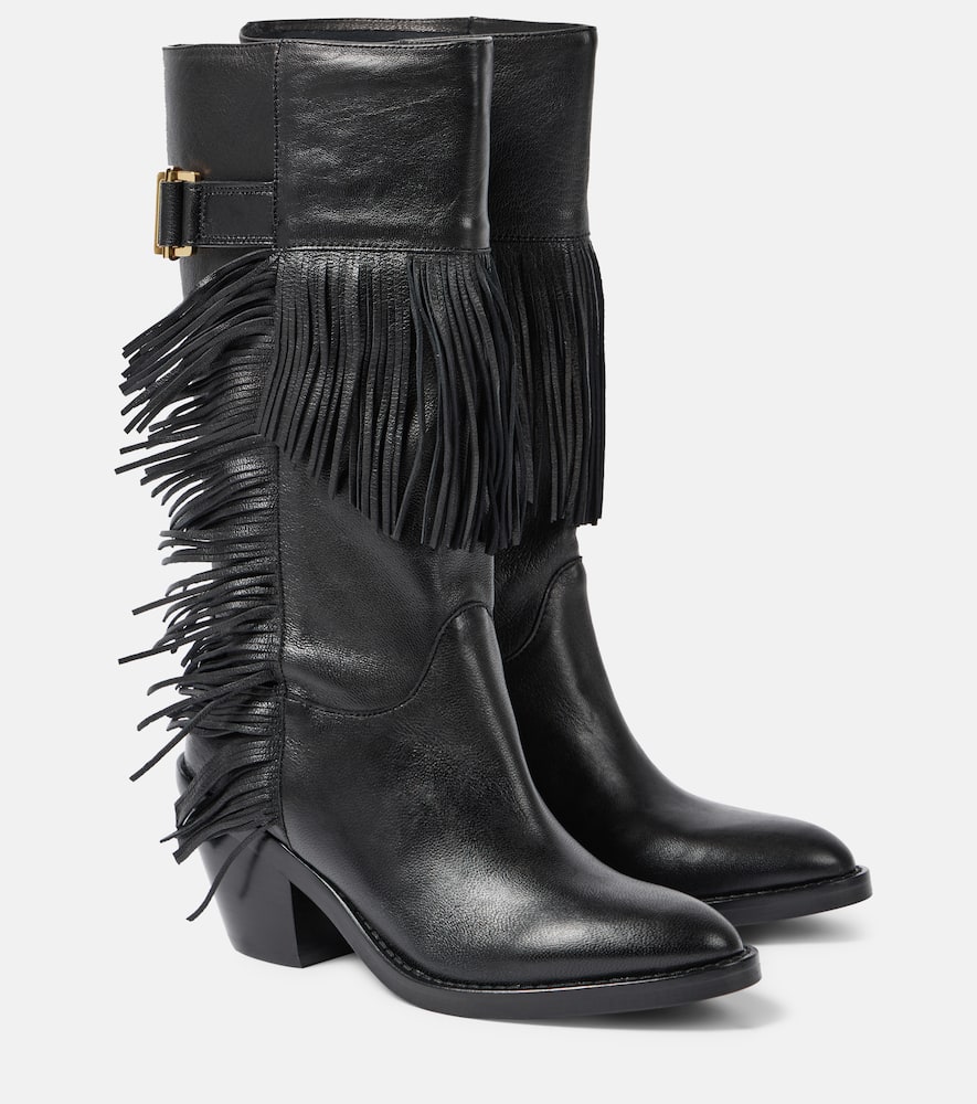 See By Chloe Santiag leather knee-high boots