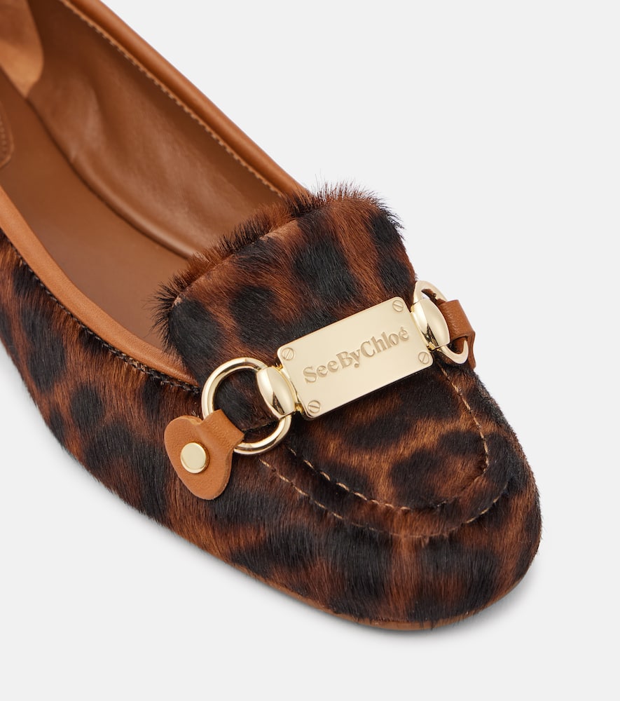 See By Chloe Signature calf hair ballet flats