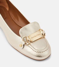 See By Chloe Signature metallic leather ballet flats