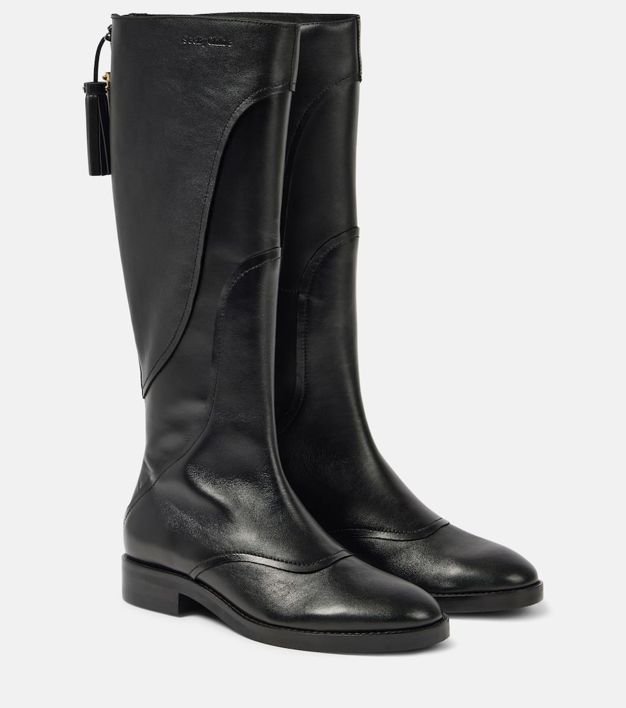 See By Chloe Tassel leather knee-high boots