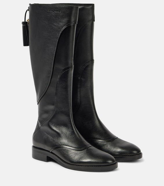 See By Chloe Tassel leather knee-high boots