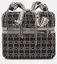 Self-Portrait Bow-detail crystal-embellished shoulder bag. Shop Self-Portrait Top-Handle Bags for women now.