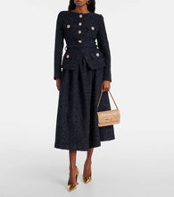 Self-Portrait Bow embellished chainmail shoulder bag