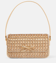 Self-Portrait Bow embellished chainmail shoulder bag. Shop Self-Portrait Top-Handle Bags for women now.