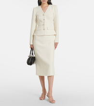 Self-Portrait Bridal boucl√É¬© midi dress