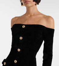 Self-Portrait Chenille minidress