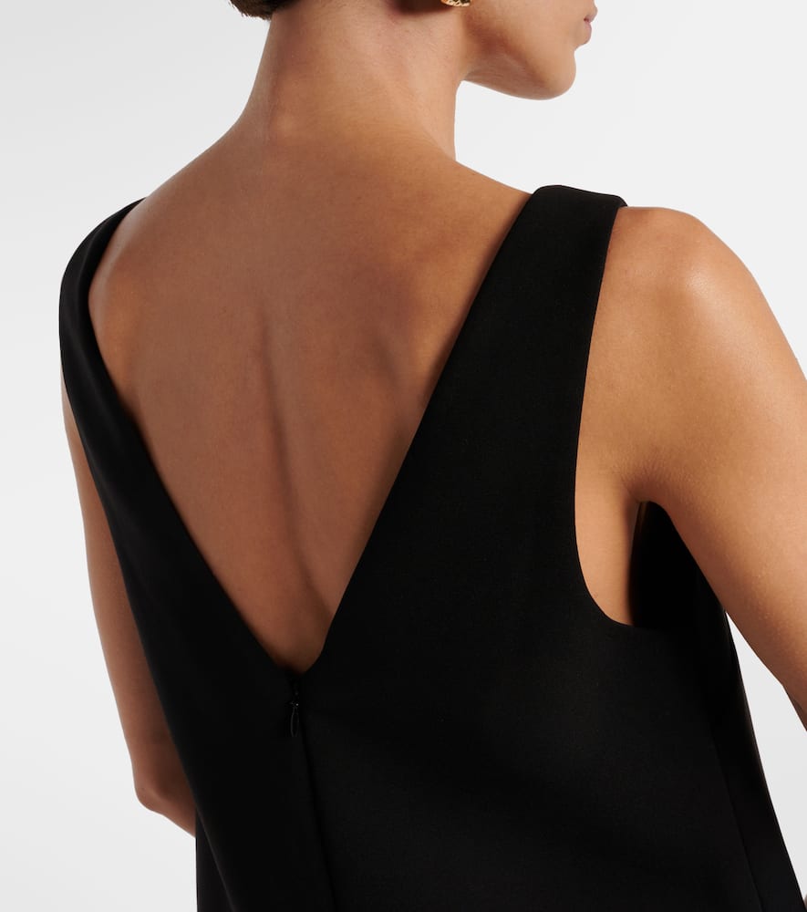 Self-Portrait Embellished Crêpe minidress