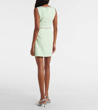 Self-Portrait Embellished bow-detail minidress