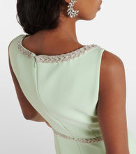 Self-Portrait Embellished bow-detail minidress