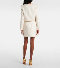 Self-Portrait Embellished sequined boucl√É¬© jacket