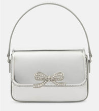 Self-Portrait Metallic leather shoulder bag. Shop Self-Portrait Top-Handle Bags for women now.