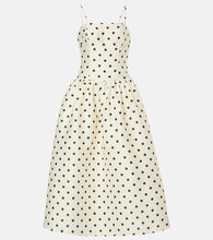 Self-Portrait Polka-dot taffetta corset dress. Self-Portrait 波点塔夫绸束身连衣裙