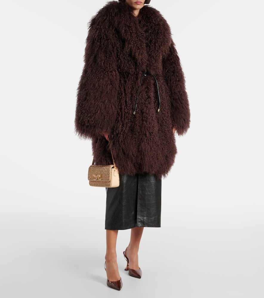 Self-Portrait Shearling coat