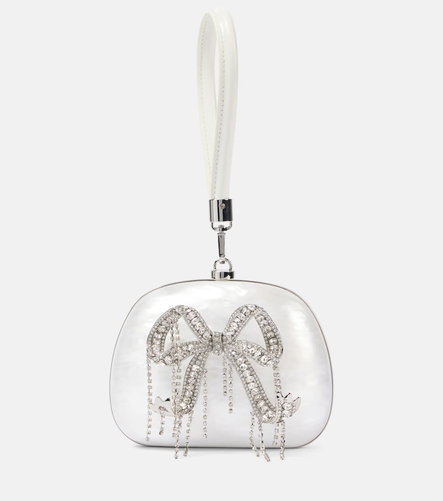 Self-Portrait Small embellished clutch. Shop Self-Portrait Top-Handle Bags for women now.