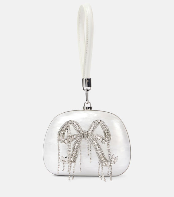 Self-Portrait Small embellished clutch. Shop Self-Portrait Top-Handle Bags for women now.