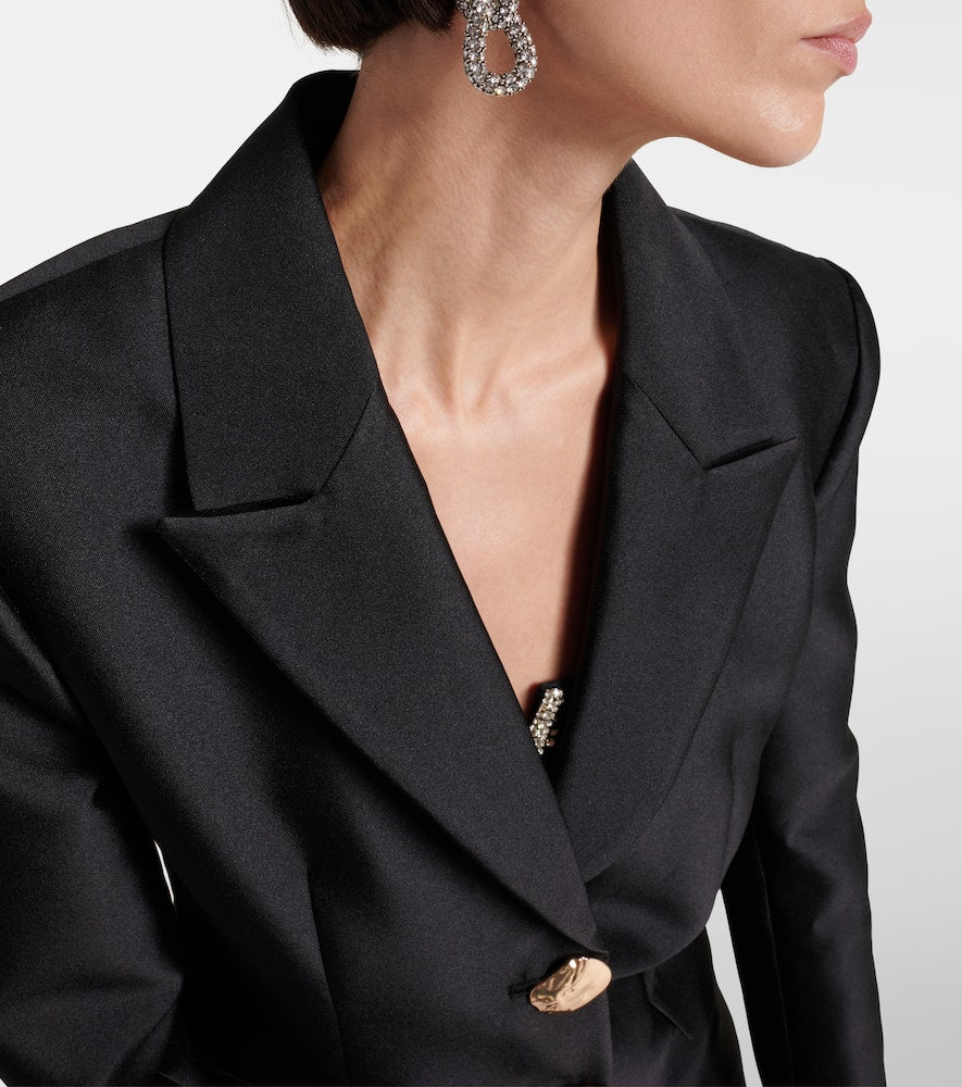 Self-Portrait Taffeta blazer