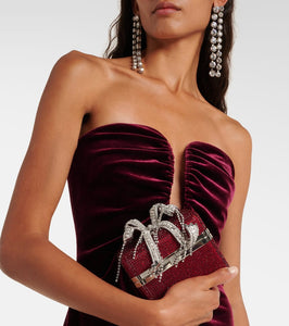 Self-Portrait Vanity embellished crossbody bag