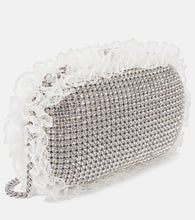 Self-Portrait x Christopher Kane crystal-embellished clutch