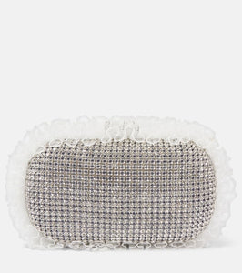 Self-Portrait x Christopher Kane crystal-embellished clutch. Shop Self-Portrait Clutches for women now.