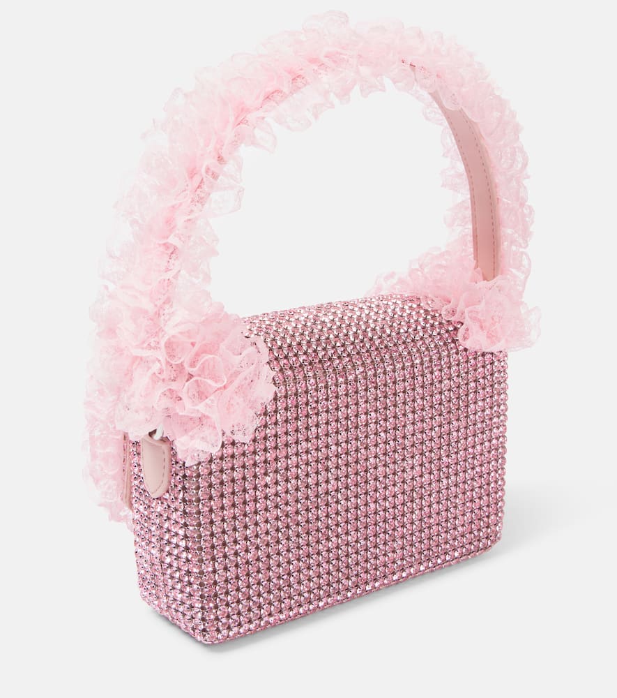 Self-Portrait x Christopher Kane crystal-embellished tote bag