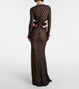 Self-Portrait x Christopher Kane cutout lace gown