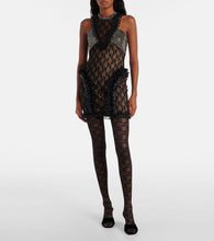 Self-Portrait x Christopher Kane embellished lace minidress