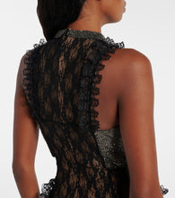 Self-Portrait x Christopher Kane embellished lace minidress