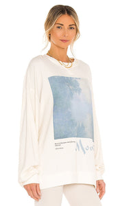 Selkie The Pillow Sweater in White