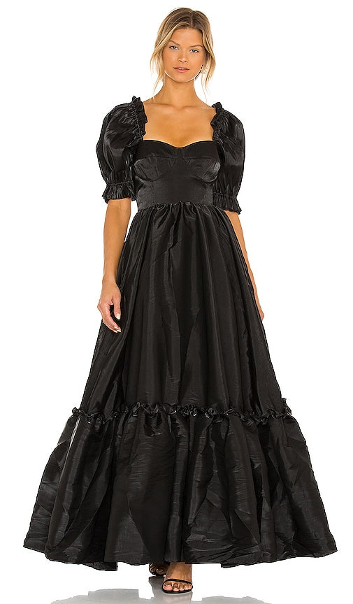Selkie X REVOLVE Ritz Gown in Black - Robe Selkie X REVOLVE Ritz en Noir - Selkie X REVOLVE 黑色 Ritz 礼服 - Selkie X REVOLVE Ritz Kleid in Schwarz - Selkie X REVOLVE Ritz 가운블랙 색상 - Abito Selkie X REVOLVE Ritz in nero