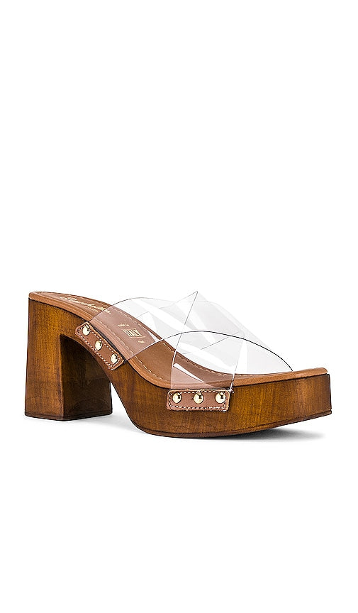 Seychelles Curio Clear Heel in Brown