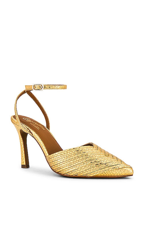 Seychelles On To the Next Heel in Metallic Gold