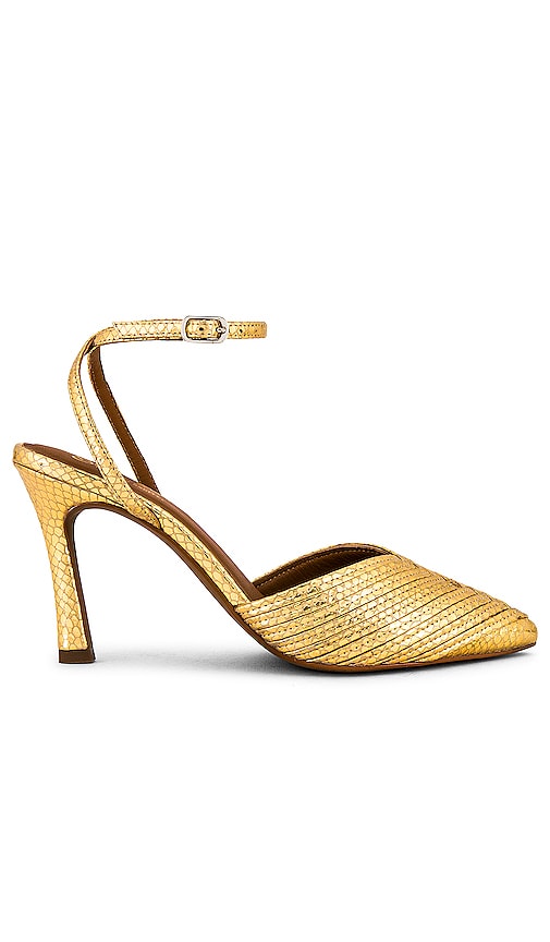 Seychelles On To the Next Heel in Metallic Gold - Les Seychelles passent au prochain talon en or métallisé - 塞舌尔迈向金属金色的下一个高峰 - Seychellen auf dem nächsten Absatz in metallischem Gold - 메탈릭 골드의 다음 발 뒤꿈치에 세이셸 - Seychelles al passo successivo in oro metallizzato