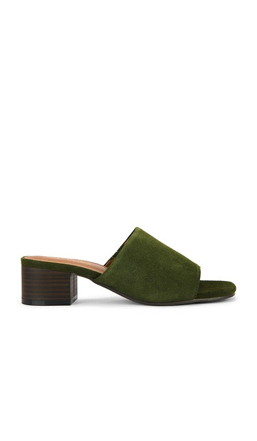Seychelles Pepper Sandal in Olive | Olive Open Toe Heels for Women