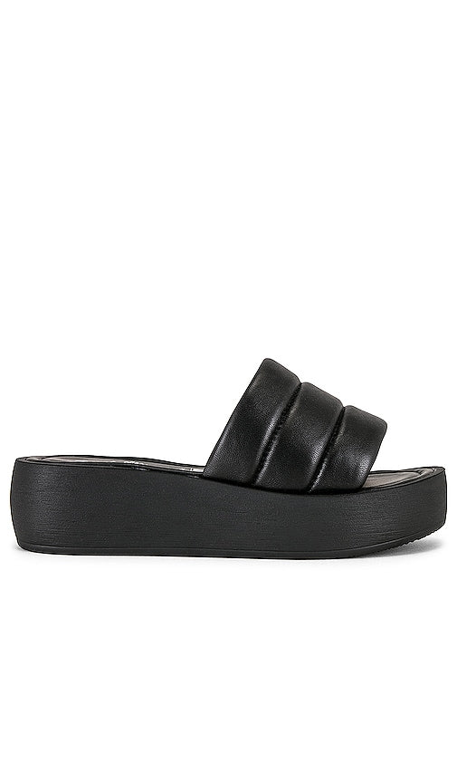 Seychelles Velour Slide in Black - Claquettes en velours Seychelles en noir - 黑色 Seychelles 丝绒拖鞋 - Seychellen-Slipper aus Velours in Schwarz - Seychelles 벨루어 슬라이드 블랙 색상 - Scivolo in velluto delle Seychelles in nero